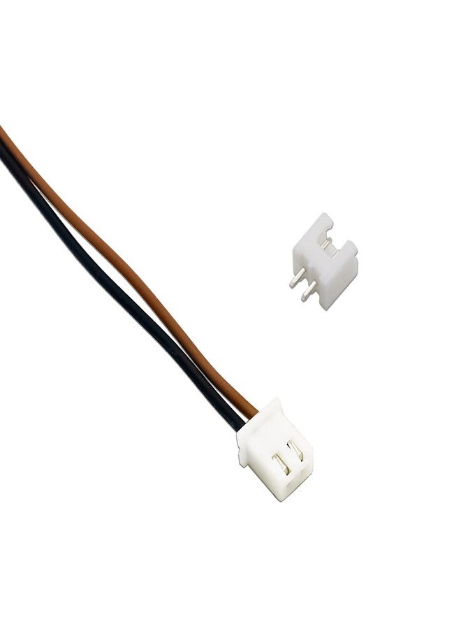 إلكترونيك سبايسس مجموعة موصلات إلكترونية ثنائية الدبابيس (ذكر وأنثى) بقطر 2.5 مم، مع سلك سيليكون بطول 10 بوصات - عبوة من 20 قطعة - Image 2